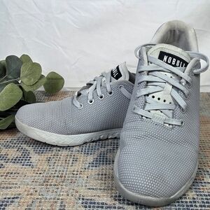 NOBULL Men's Light Gray Athletic Shoes Size 7.5
